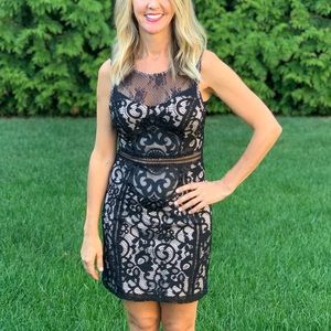 📍sold📍Never Worn Black Lace Mini Dress